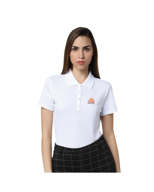 VeroModa Jacquard Polo-White